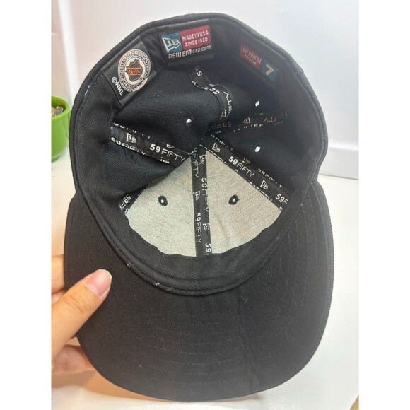 Vtg Y2K Ottawa Senators New Era 7 Hat  Low Profile Wool USA Made - Picture 5 of 6